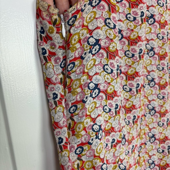 Anthropologie Sine Silk Ruffle Front Sleeveless Blouse Size 2 - Picture 8 of 9